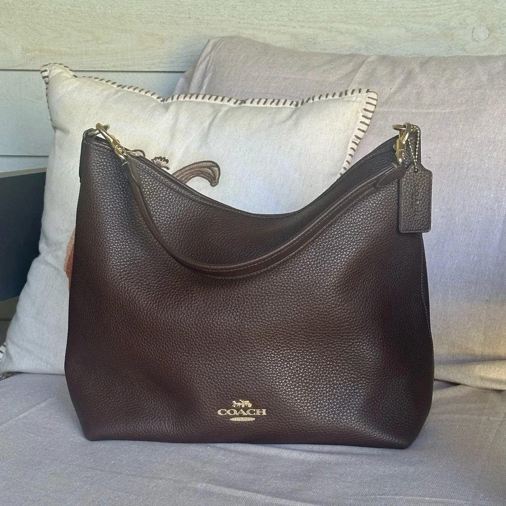 Coach Large Laurel Shoulder Bag in Maple - Picture 3 of 9